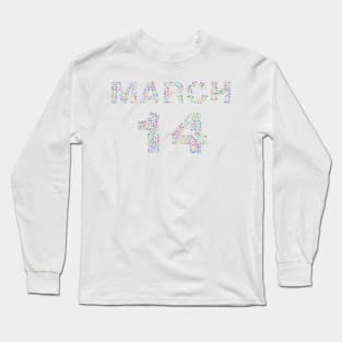 March 14 Pi Day Maths Long Sleeve T-Shirt